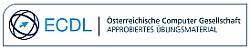 Approbiertes ECDL Lernmaterial Logo